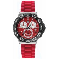 Tag Heuer Formula 1 Red Dial 41mm Chronograph Men's Watch CAH1112-BT0706